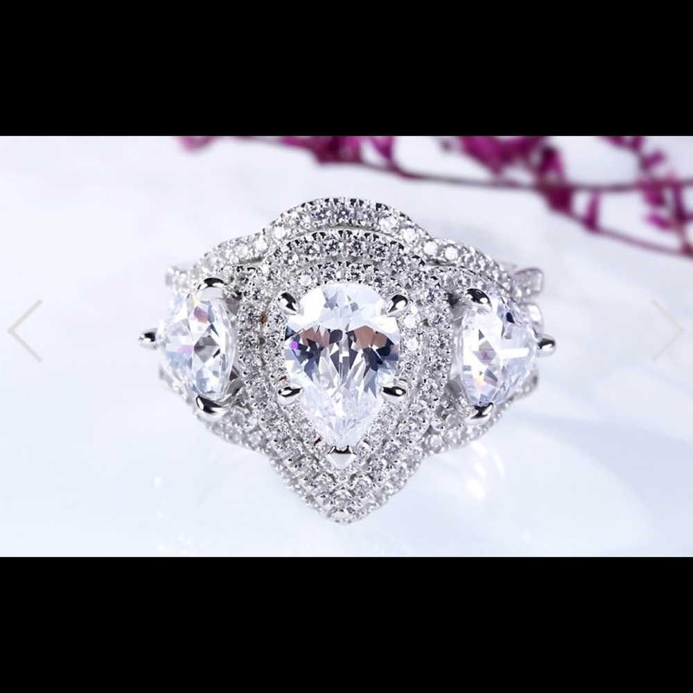 Pear Shape Ring - image 2